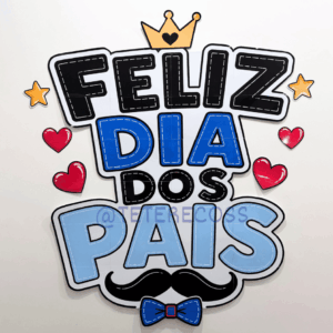 Painel dia dos pais bigode