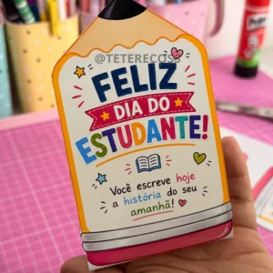 Mimo estudante lápis