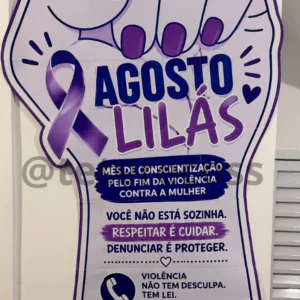 kit agosto lilás