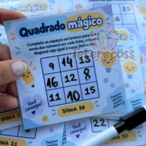 Quadrado Mágico – Jogo Educativo de Matemática