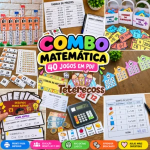 ✨ 40 jogos matemáticos lúdicos e prontos para imprimir!