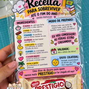 RECEITA PARA SOBREVIVER ATÉ O FIM DO ANO – VERSÃO PROFESSOR